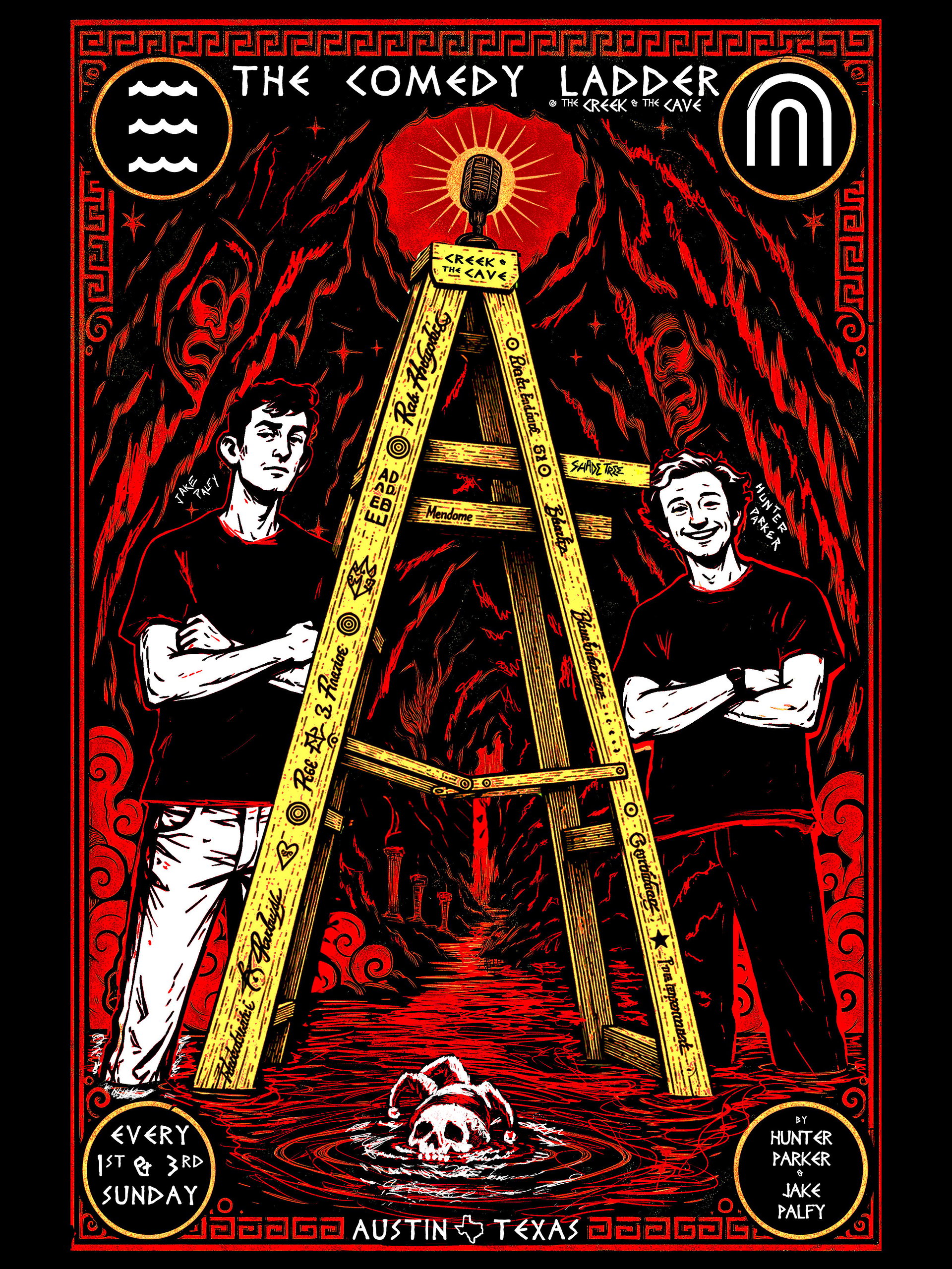 The Comedy Ladder at The Creek and The Cave