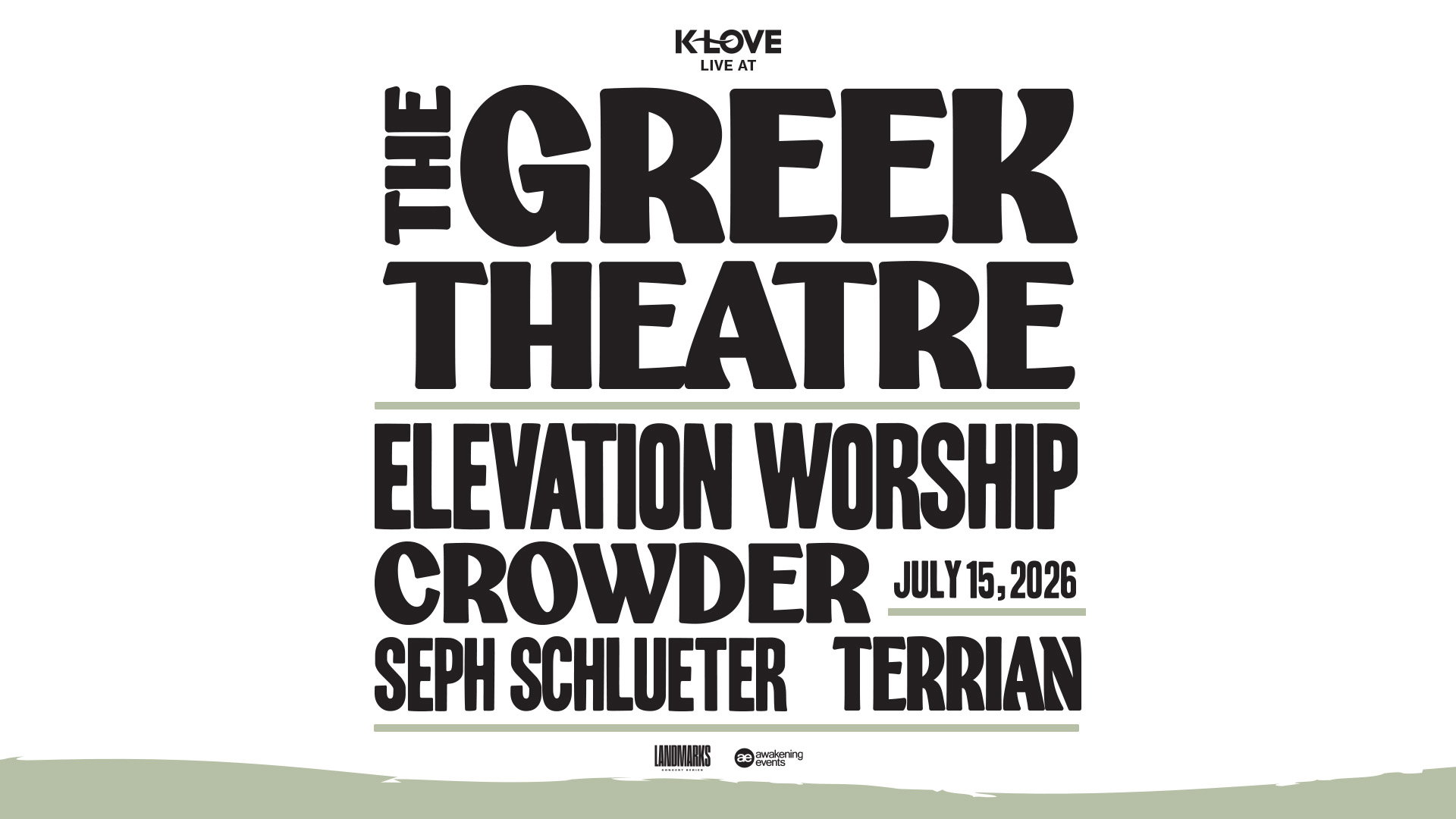 K-LOVE Live at The Greek Theatre at The Greek Theatre