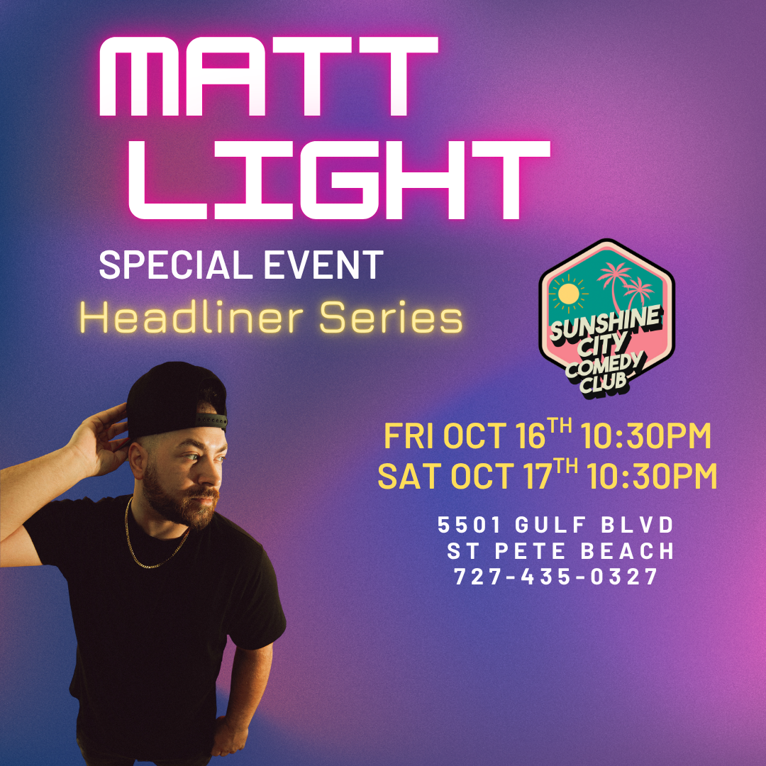 Matt Light at Sunshine City Comedy Club