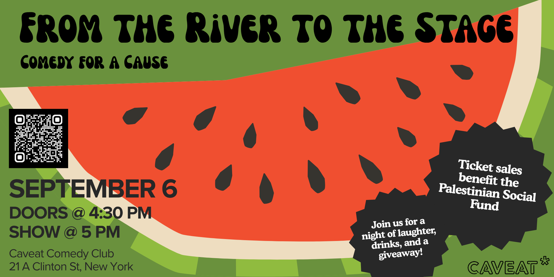 From the River to the Stage at Caveat