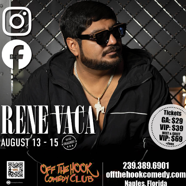 René Vaca at Off The Hook Comedy Club