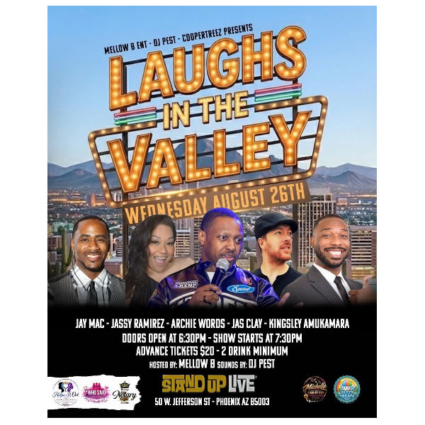 LAUGHS IN THE VALLEY at Stand Up Live Phoenix