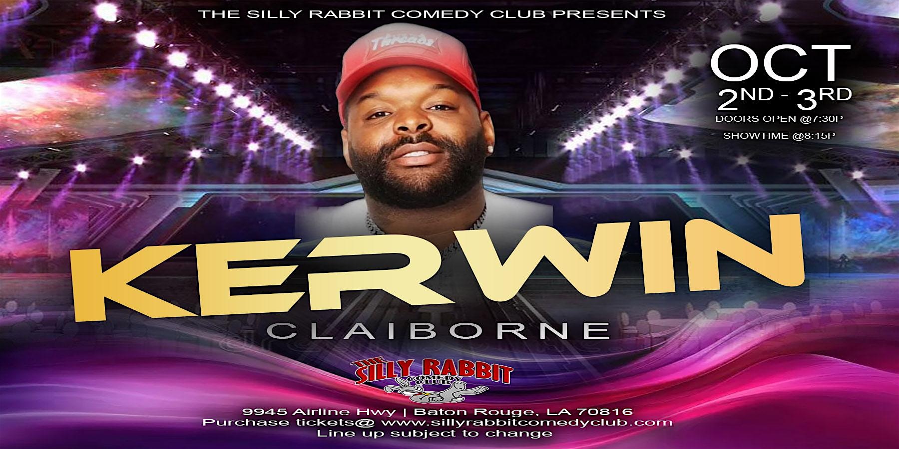 Kerwin Claiborne at The Silly Rabbit Comedy Club