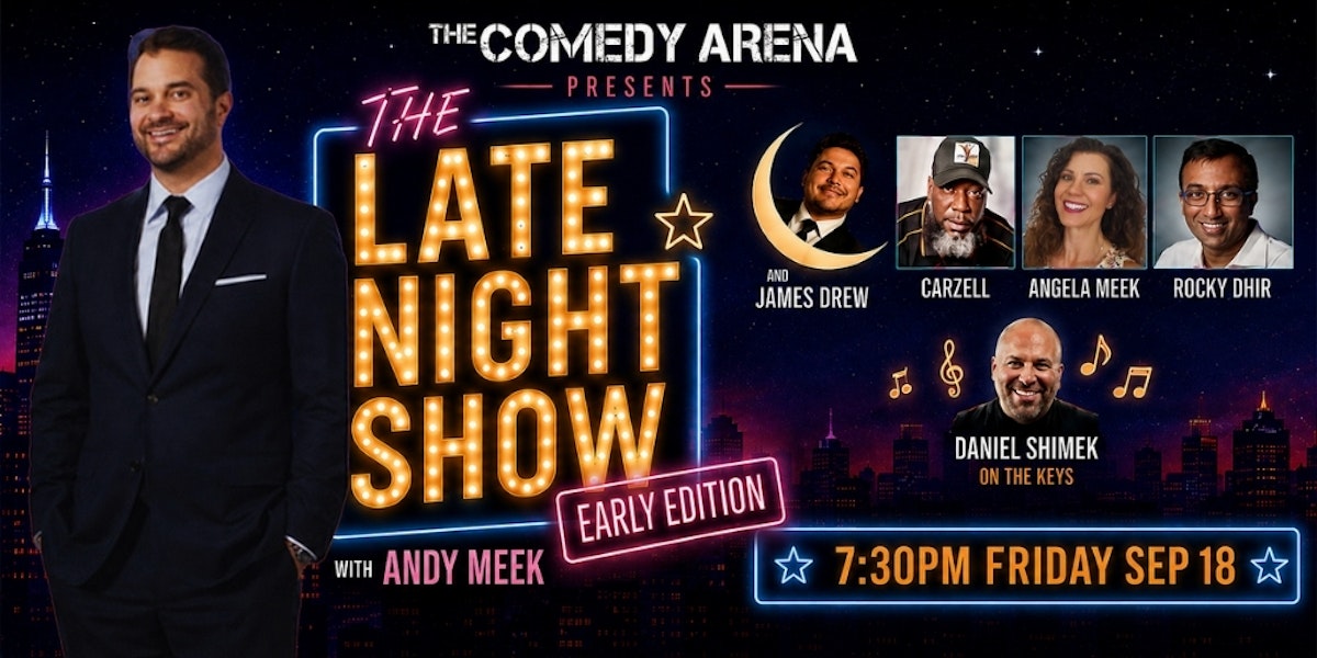 The Late Night Show With Andy Meek at The Comedy Arena