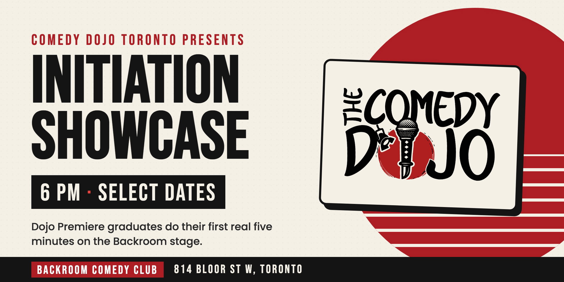 Initiation Showcase at Backroom Comedy Club