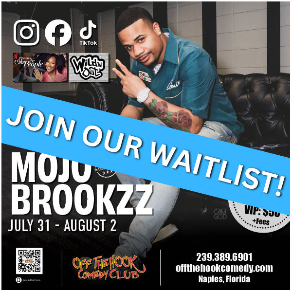 Mojo Brookzz at Off The Hook Comedy Club