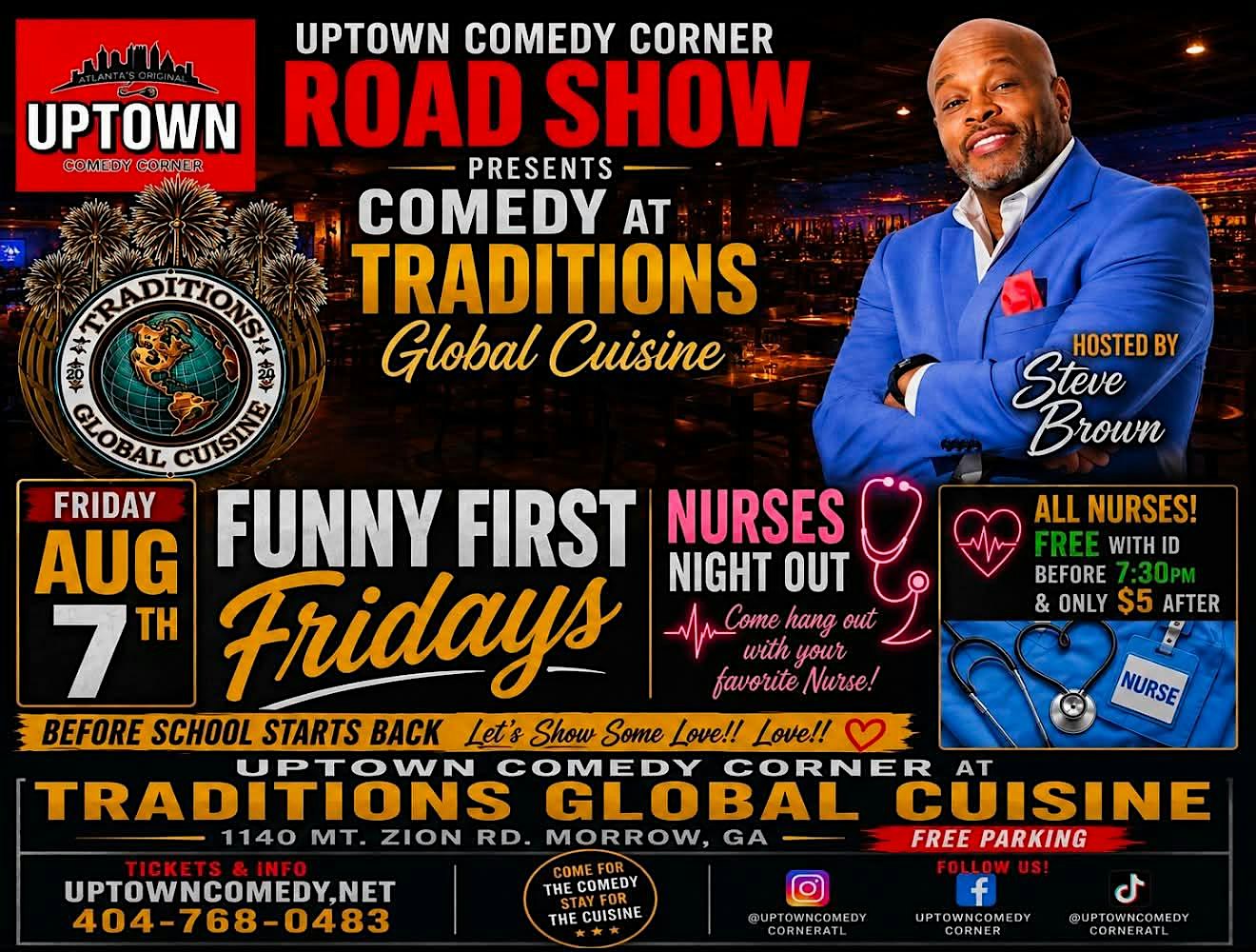 Funny First Fridays at Atlanta's Original Uptown Comedy Corner