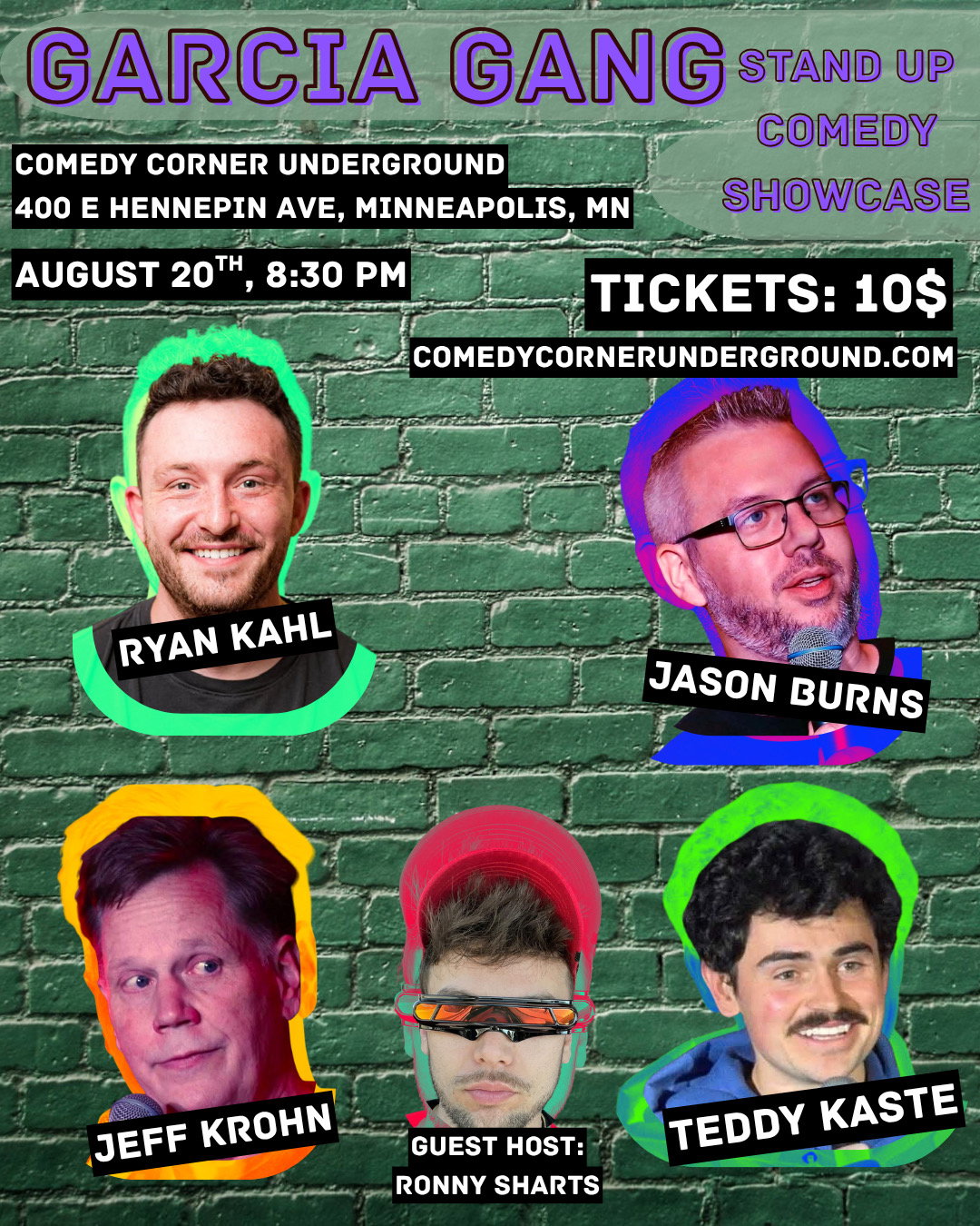 Garcia Gang at The Comedy Corner Underground