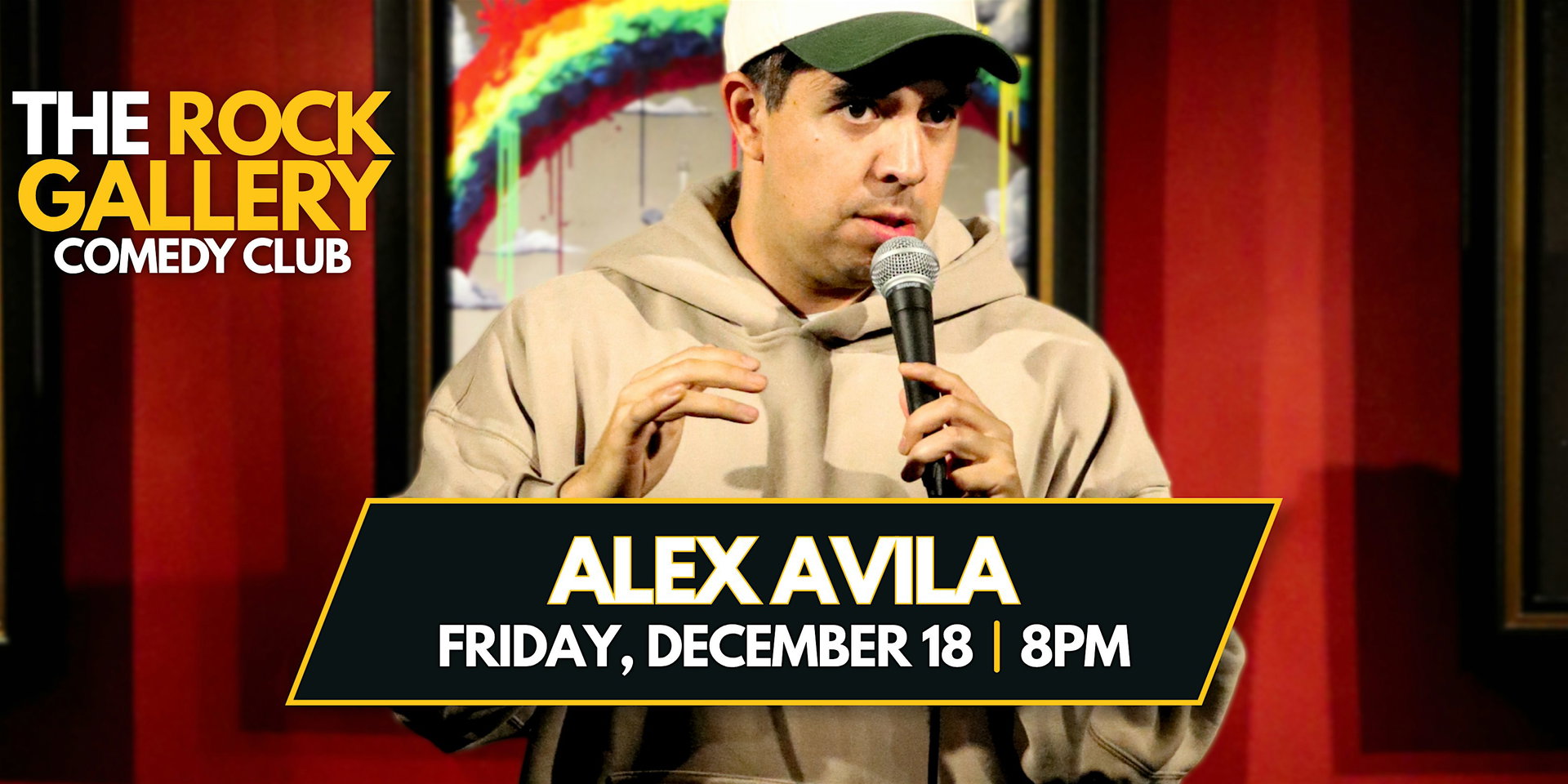 Alex Avila Comedy Show at The Rock Gallery Comedy Club