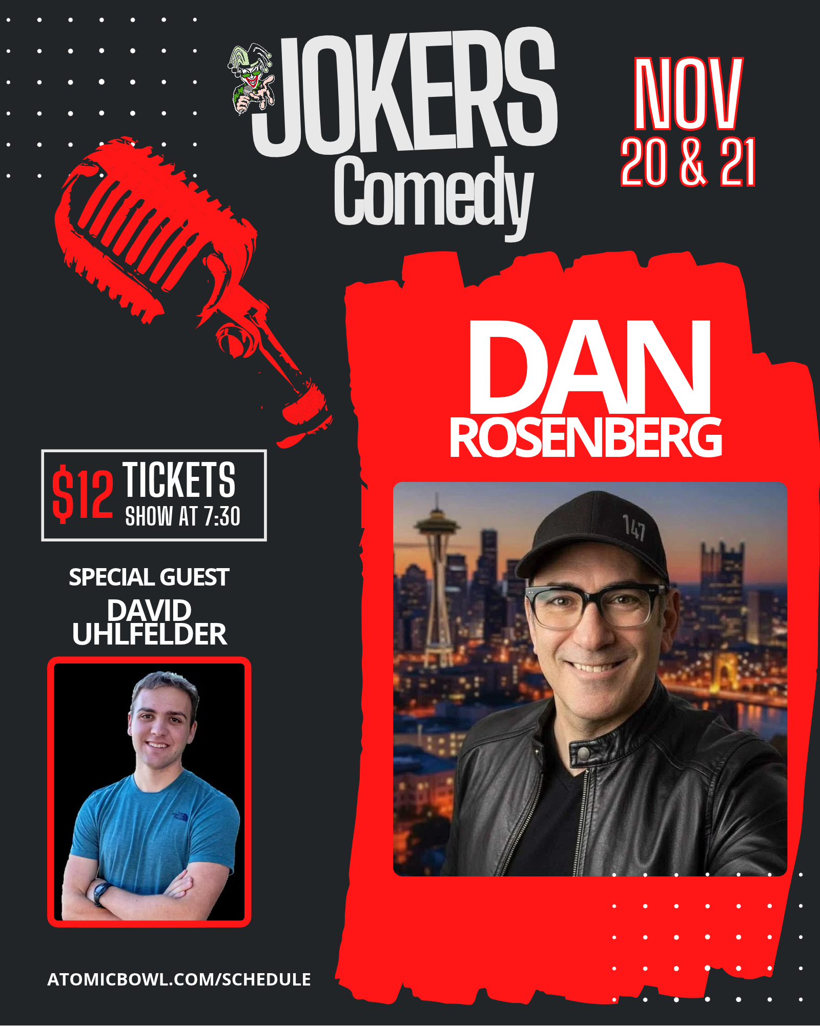 Dan Rosenberg at Joker's Comedy Club