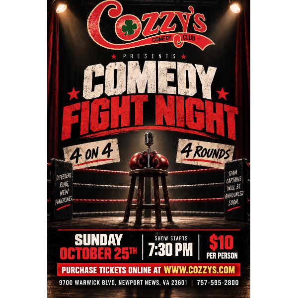 Comedy Fight Night at Cozzys Comedy Club