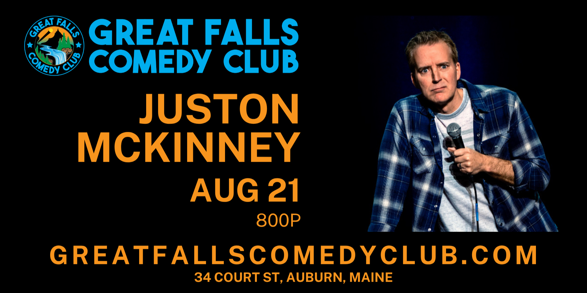 Juston McKinney at Great Falls Comedy Club