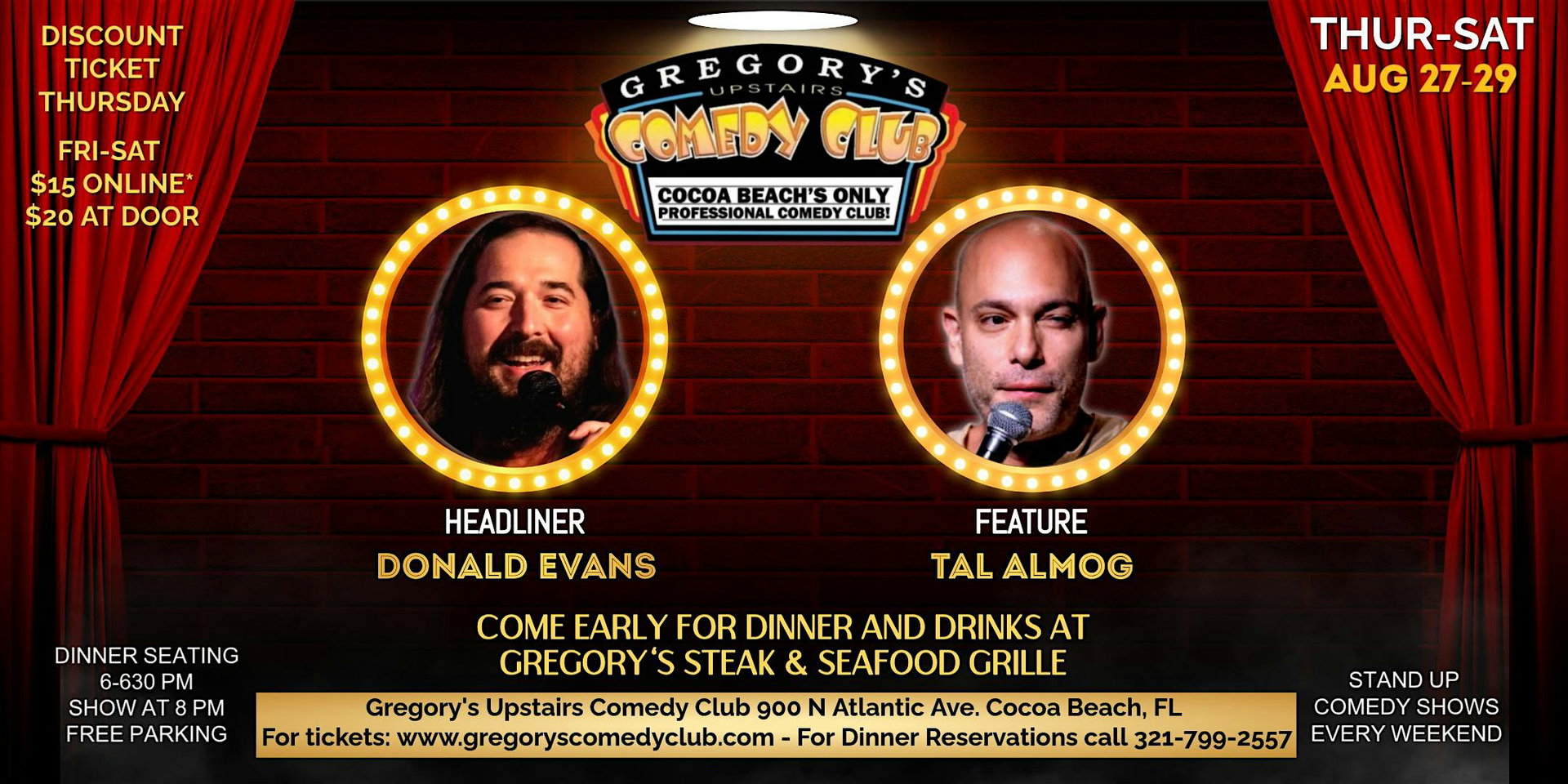 Gregory's Comedy Club at Gregory's Upstairs Comedy Club