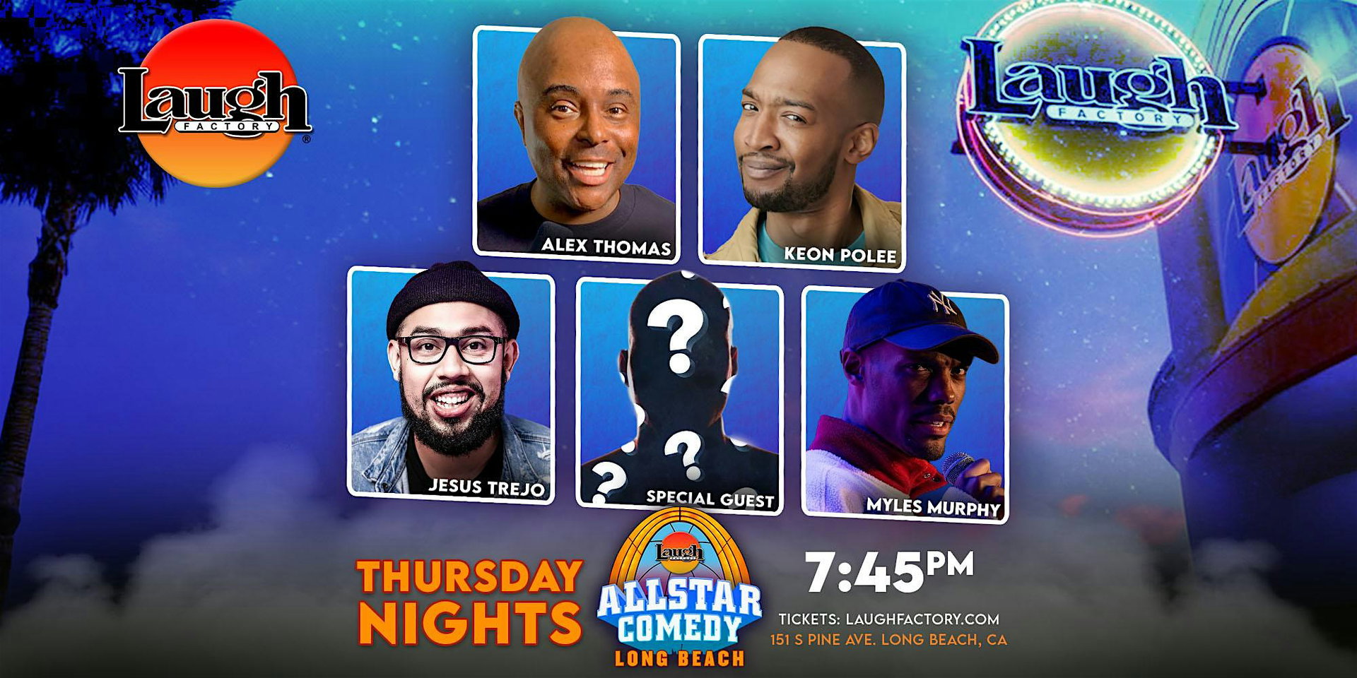 Thursday All-Star Comedy at The Laugh Factory Long Beach