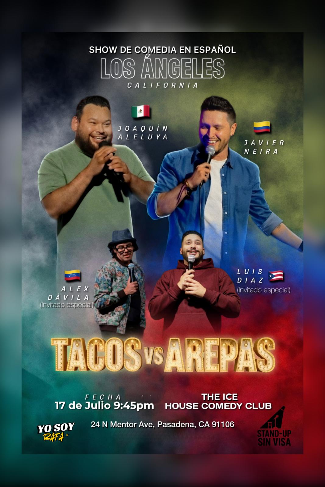 Tacos vs Arepas at The Ice House
