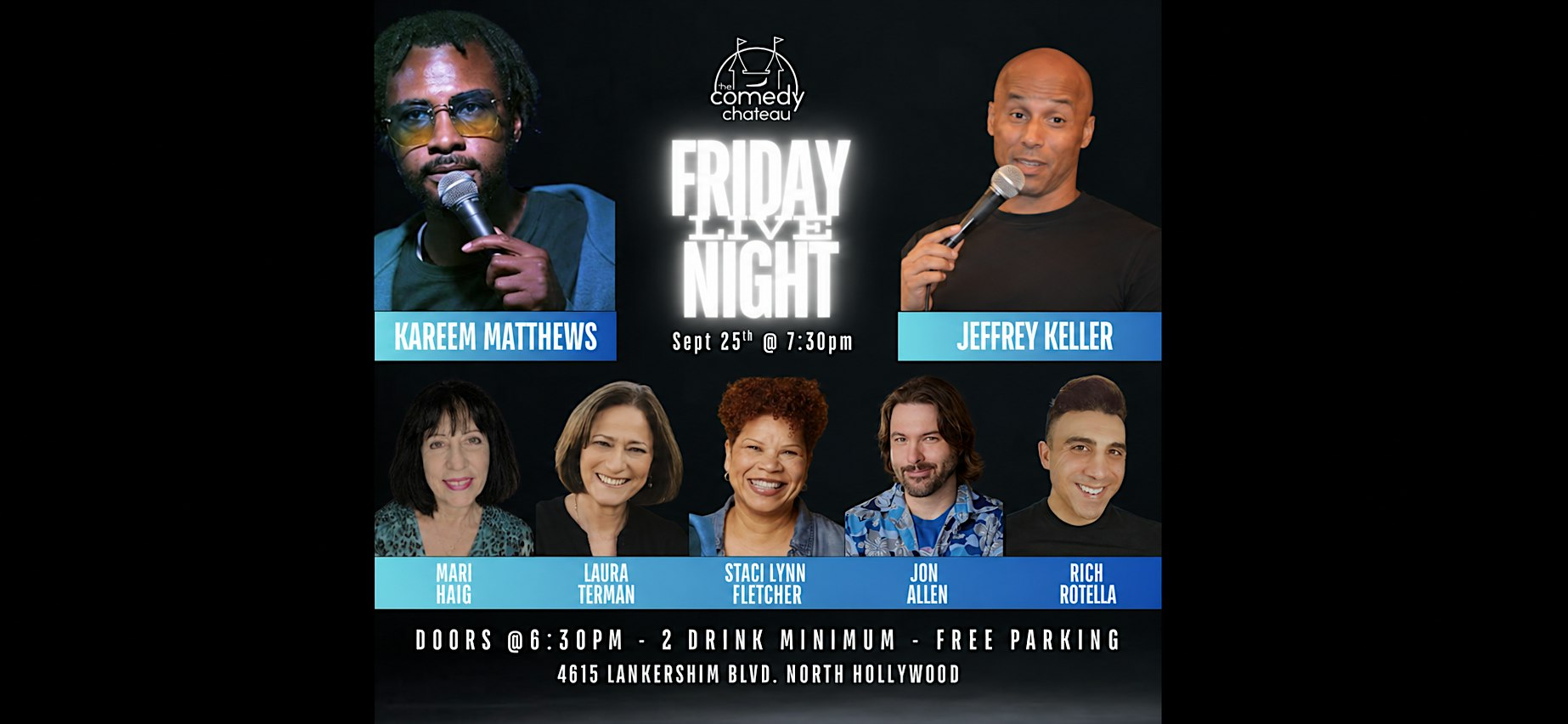 Friday Night Live at The Comedy Chateau