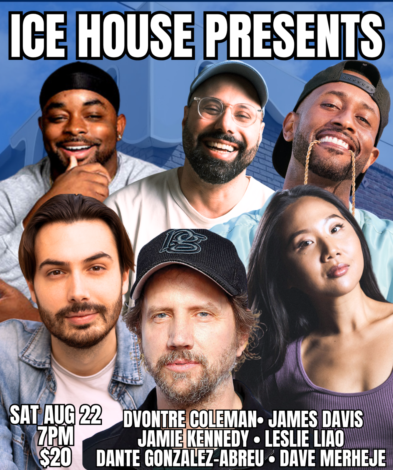 Leslie Liao, Jamie Kennedy, James Davis at The Ice House