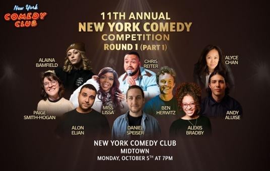 NYCC 11th Annual Fall Invitational at New York Comedy Club Midtown