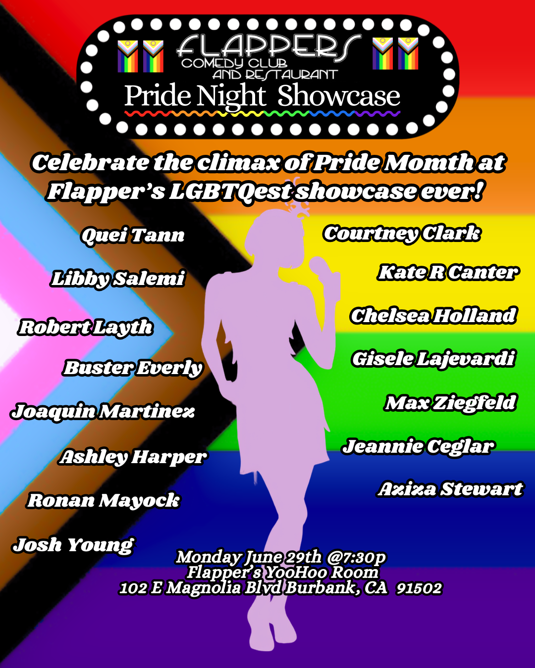 Pride Night Showcase at Flappers