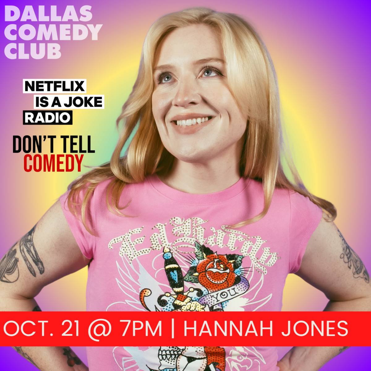 Hannah Jones at Dallas Comedy Club