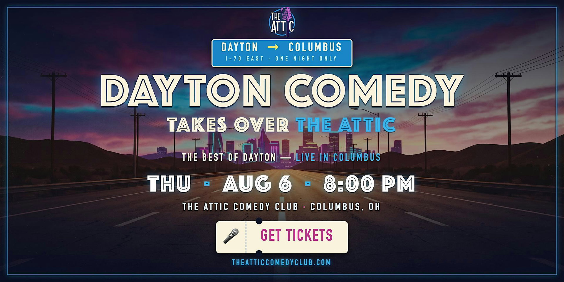 Dayton Comedy Takeover at The Attic Comedy Club