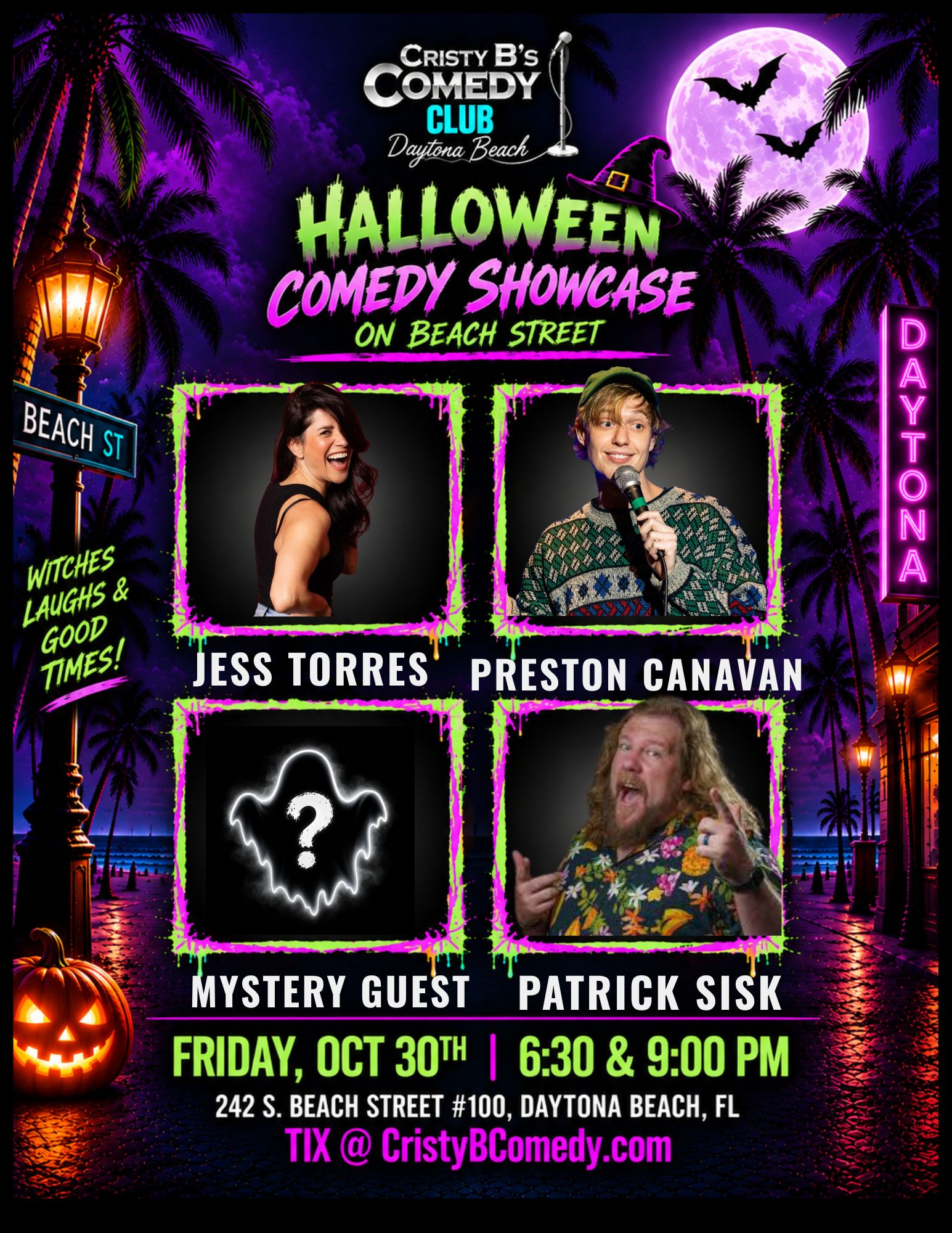 Halloween Comedy Showcase at Cristy B's Comedy Club