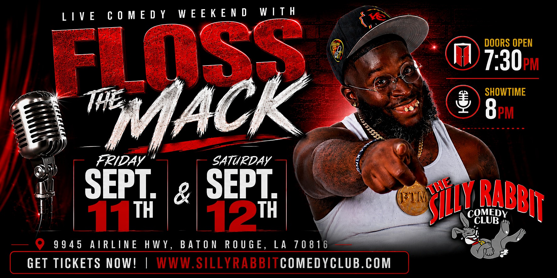 Floss The Mack at The Silly Rabbit Comedy Club