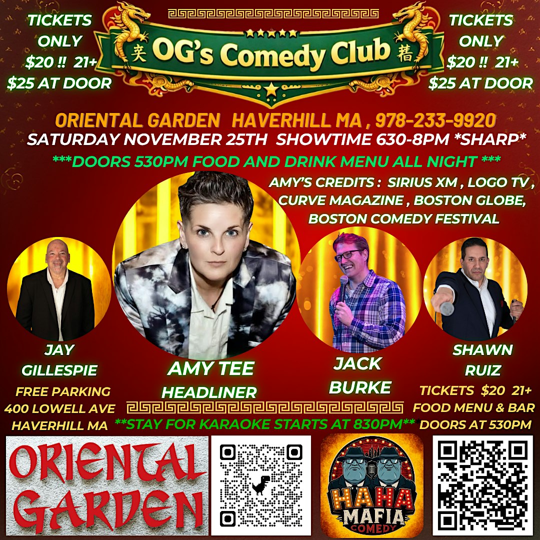 OG's Comedy Dinner Show at OG's Comedy Club