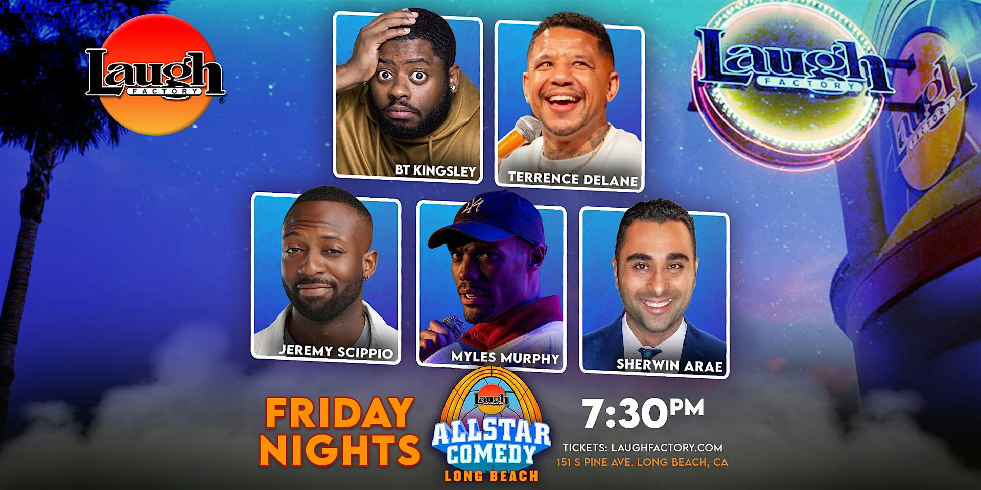 Friday All-Star Comedy at The Laugh Factory Long Beach