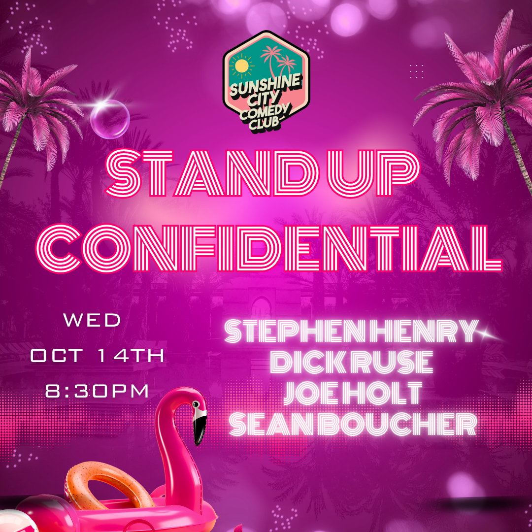 Stand Up Confidential at Sunshine City Comedy Club