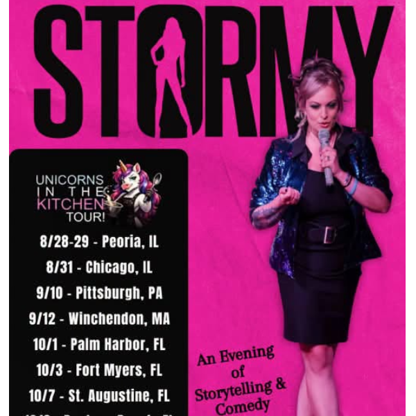 O.M.G. it's STORMY DANIELS! at Juke Box Comedy Club