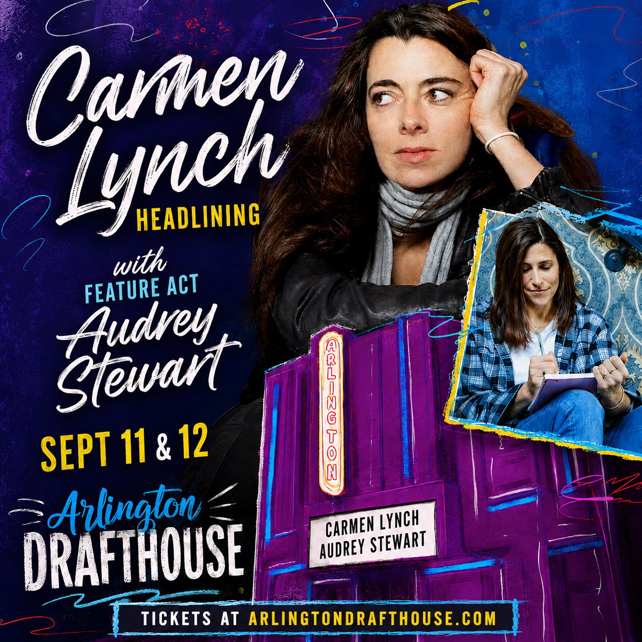 Carmen Lynch at Arlington Drafthouse