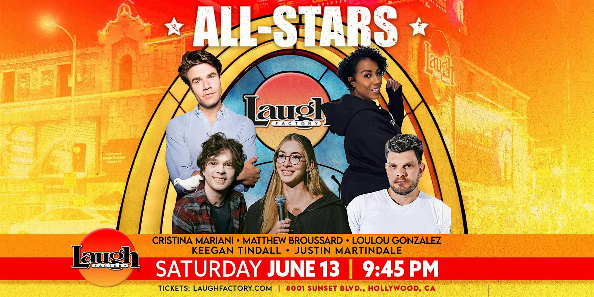 Saturday Night All-Stars at The Laugh Factory Hollywood