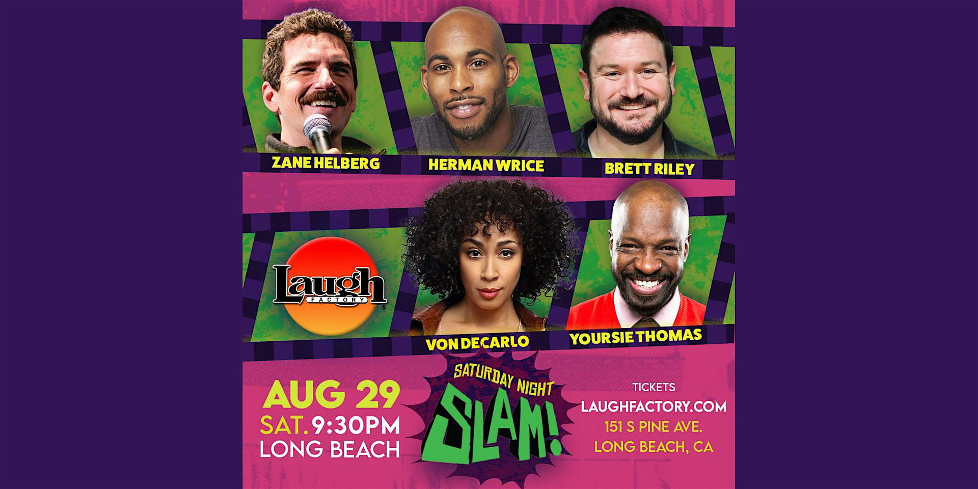 Saturday Night Slam at The Laugh Factory Long Beach