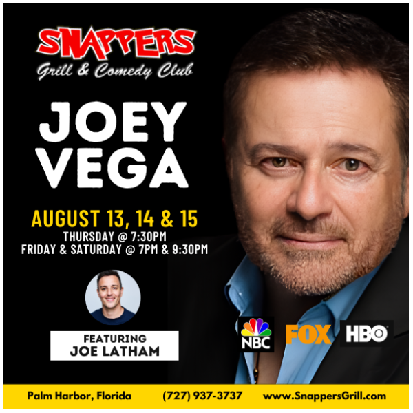 Joey Vega Comedy at Snappers Palm Harbor