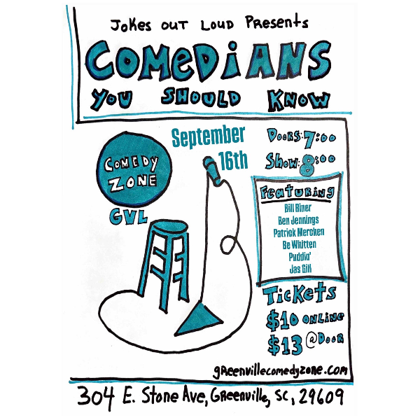 Comedians You Should Know at The Comedy Zone Greenville