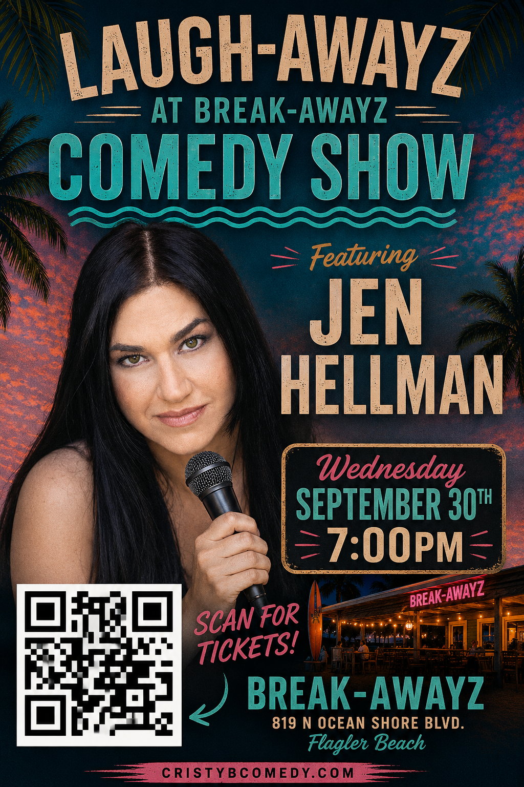 Laugh-Awayz at Break-Awayz at Cristy B's Comedy Club