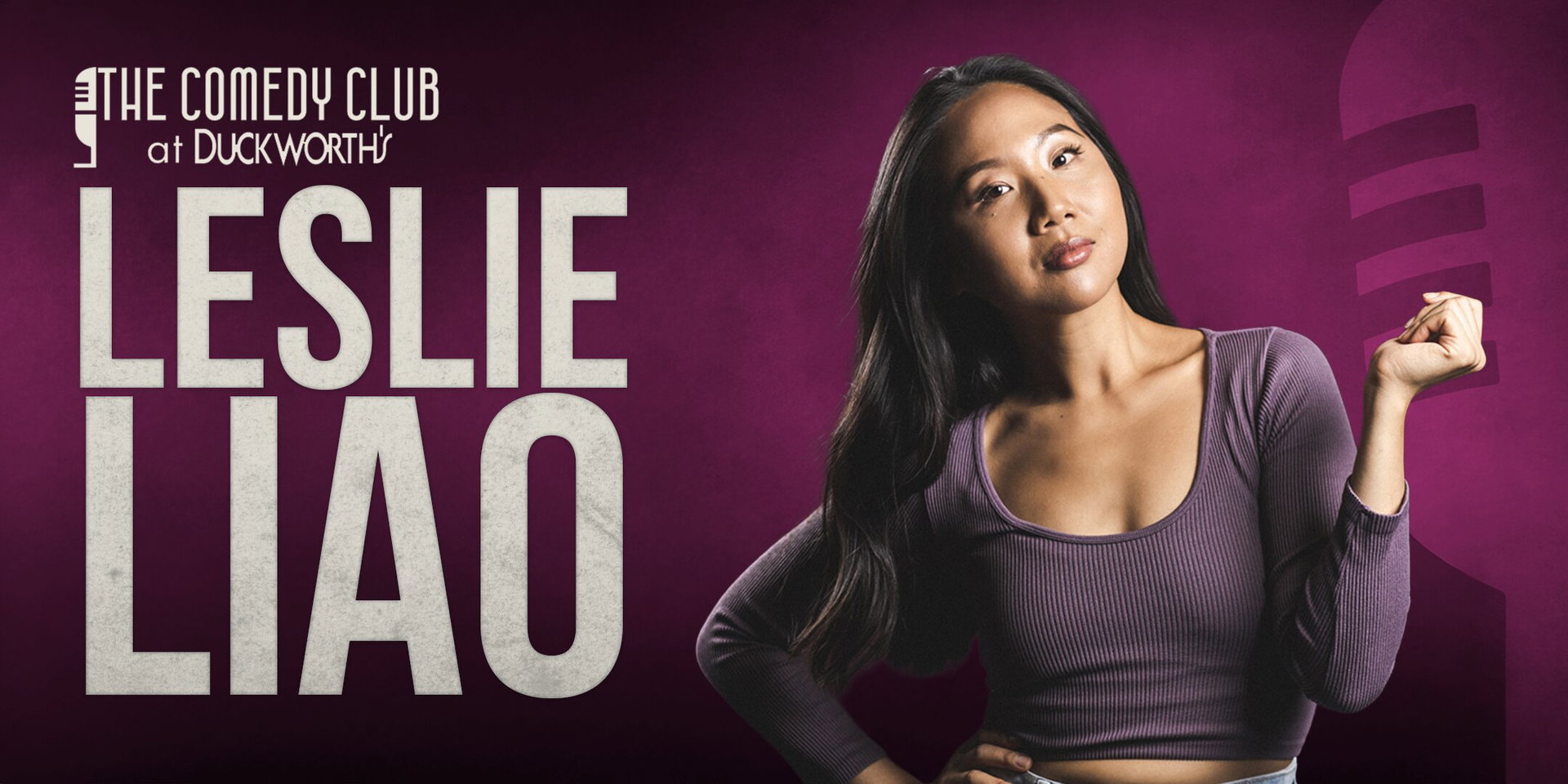 Leslie Liao at The Comedy Club at Duckworth's
