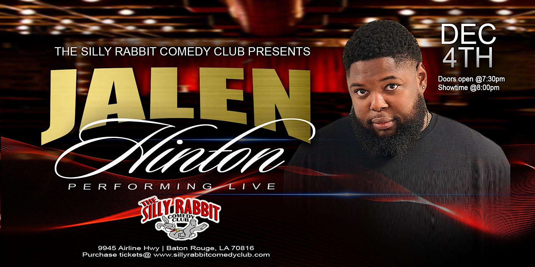 Jalen Hinton at The Silly Rabbit Comedy Club