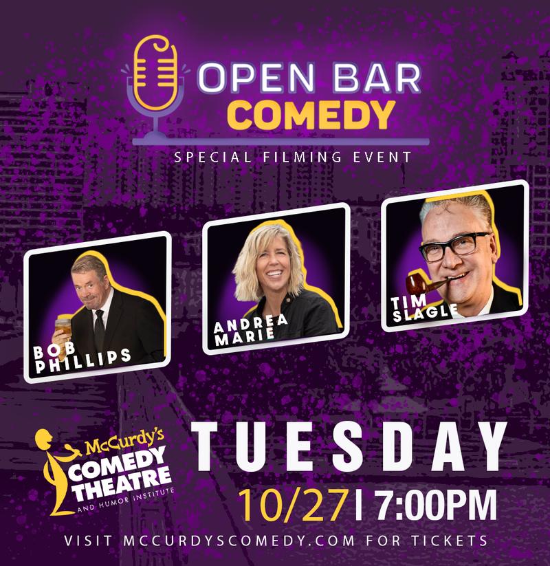 Open Bar Comedy at McCurdy's Comedy Theatre