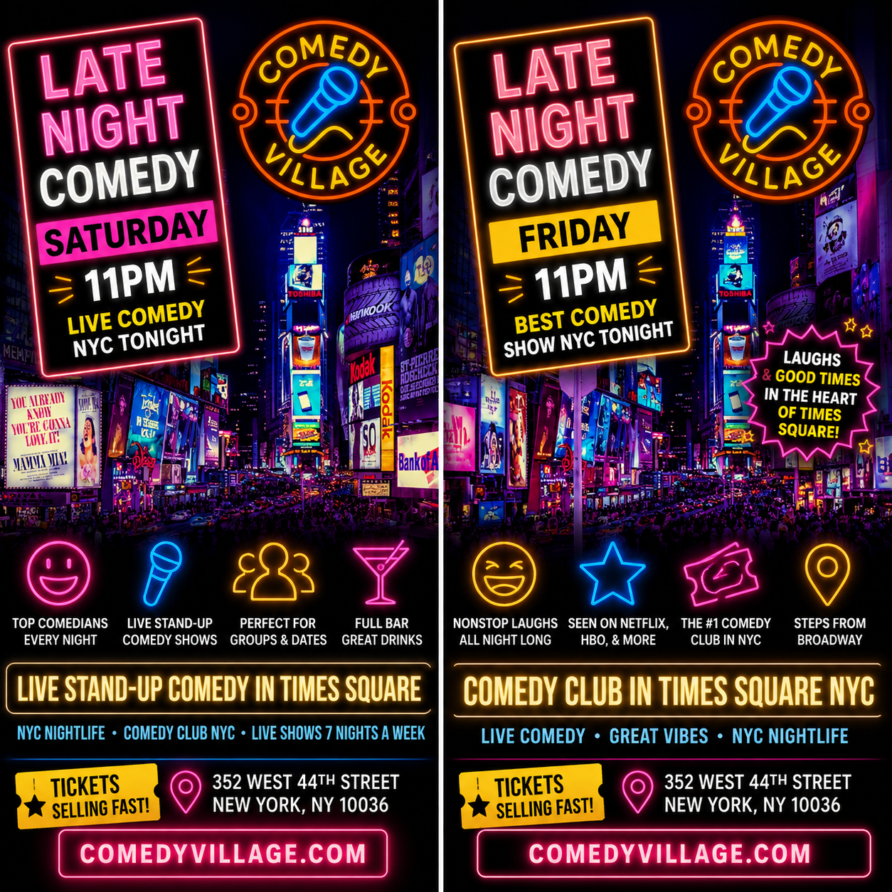 Late Night Comedy at Comedy Village at Comedy Village