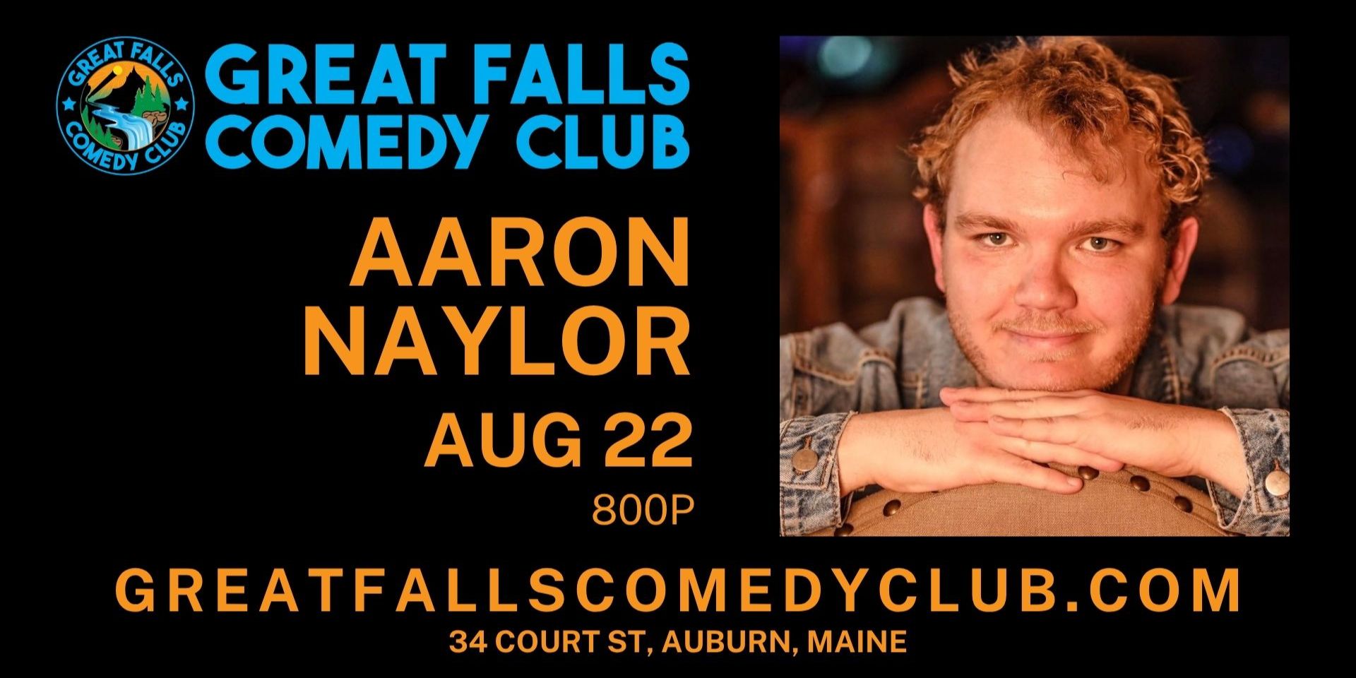 Aaron Naylor at Great Falls Comedy Club