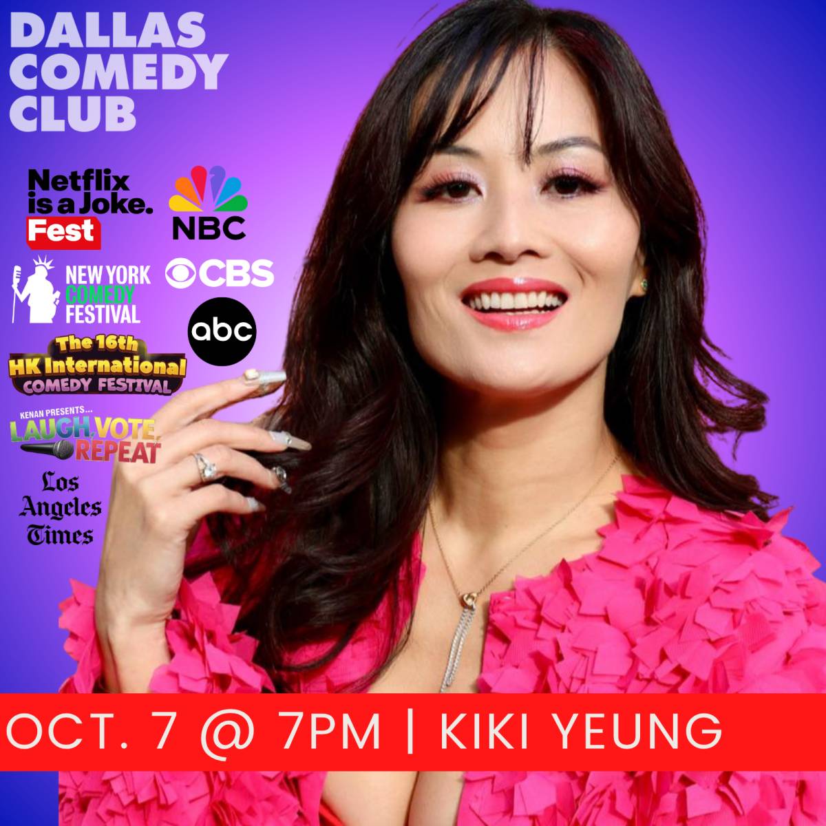Kiki Yeung at Dallas Comedy Club