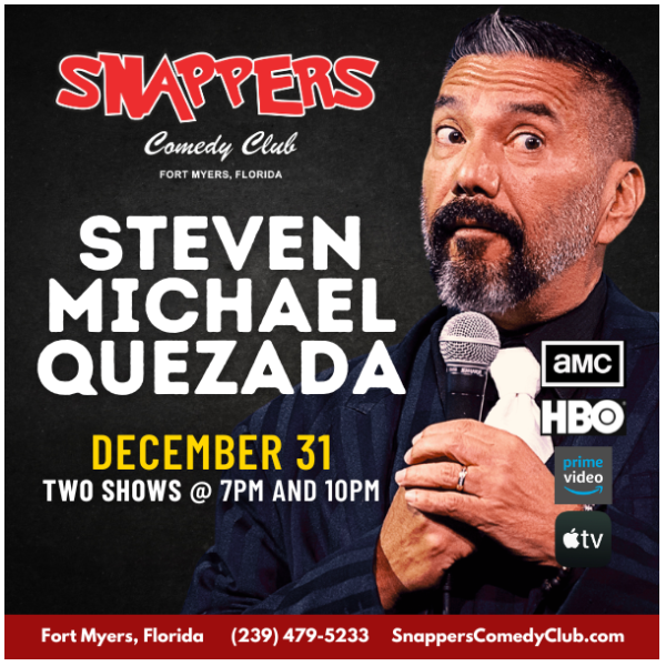 Steven Michael Quezada at Snappers Comedy Club Fort Myers