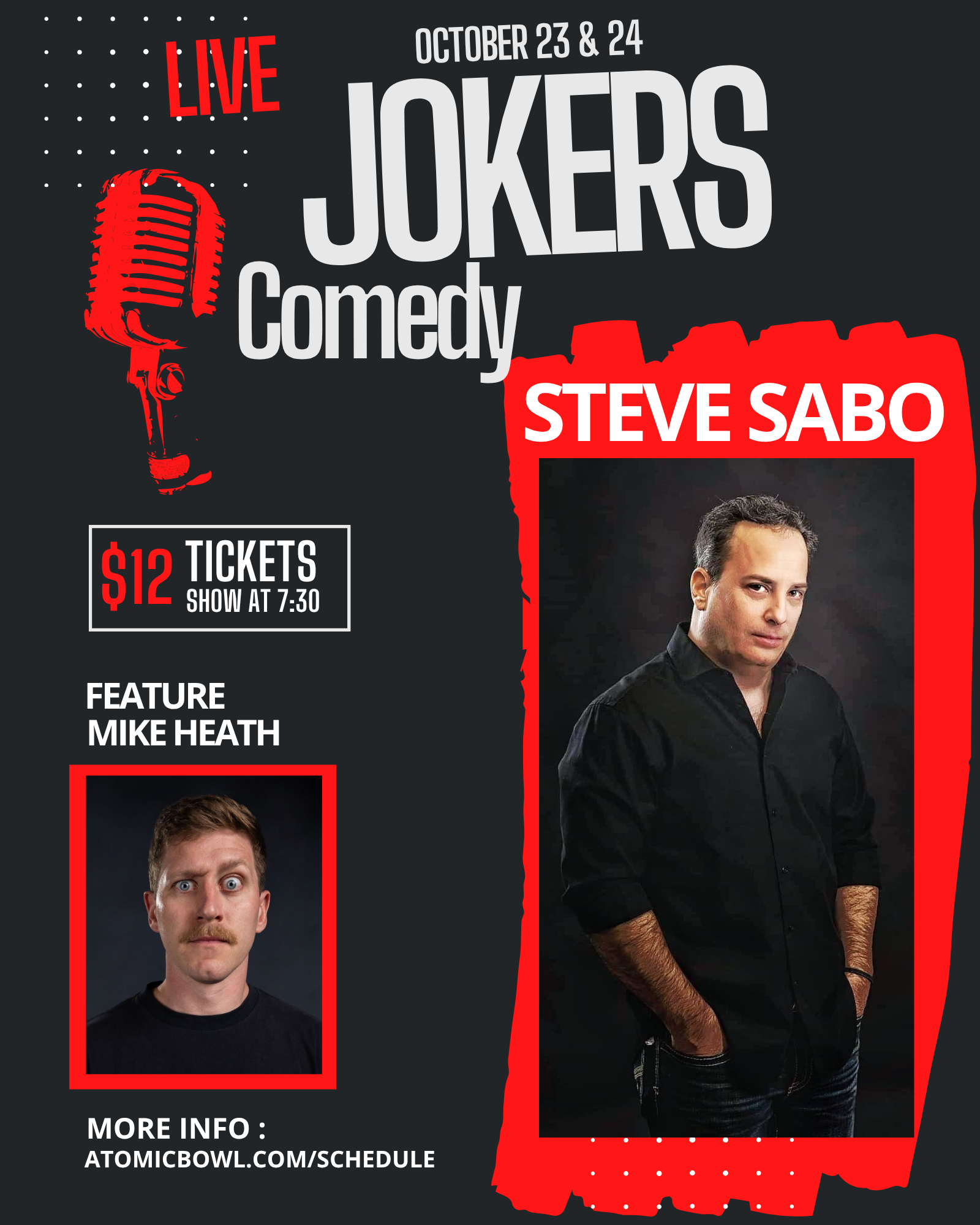 Steve Sabo at Joker's Comedy Club