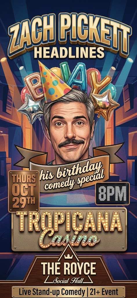 Zach Pickett at Comedy at the Royce