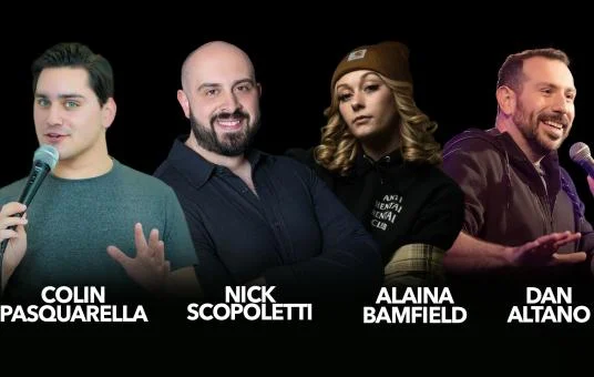 Dan Altano, Nick Scopoletti, Alaina Bamfield, Colin Pasquarella at New York Comedy Club Stamford