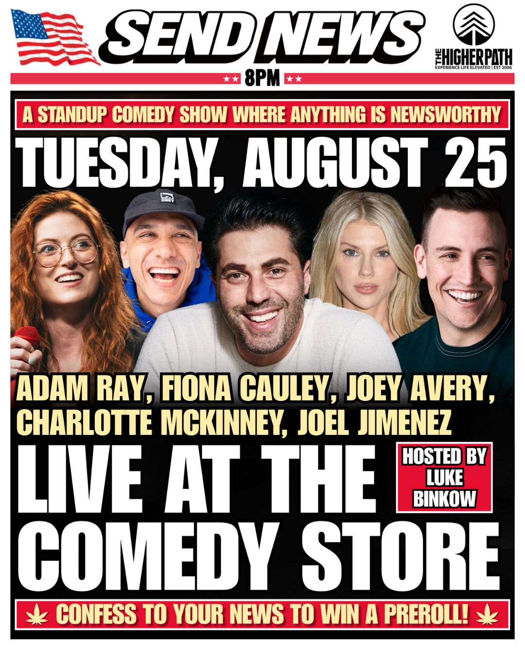 Send News at The Comedy Store