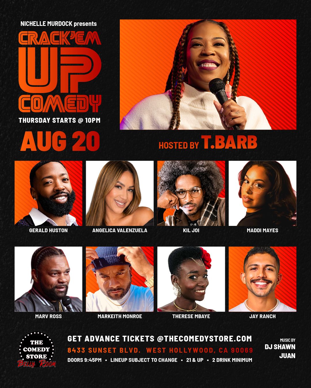Crack'Em Up Thursdays at The Comedy Store