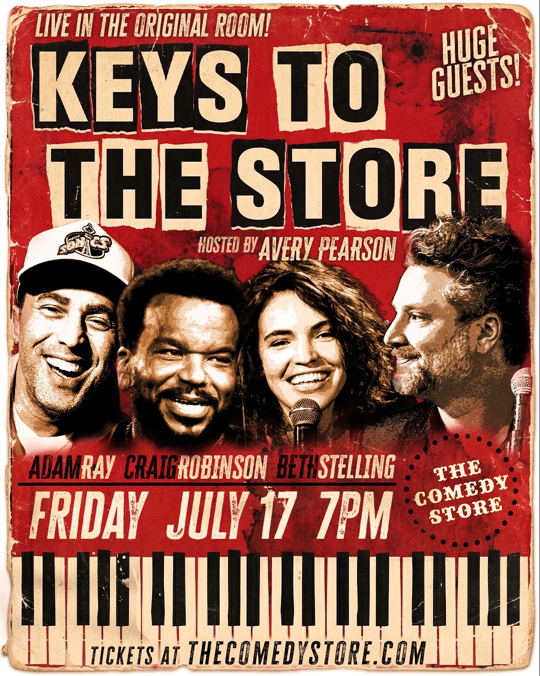 Keys to the Store at The Comedy Store